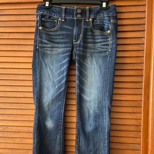 American Eagle Artist Crop Stretch Jeans Size 2